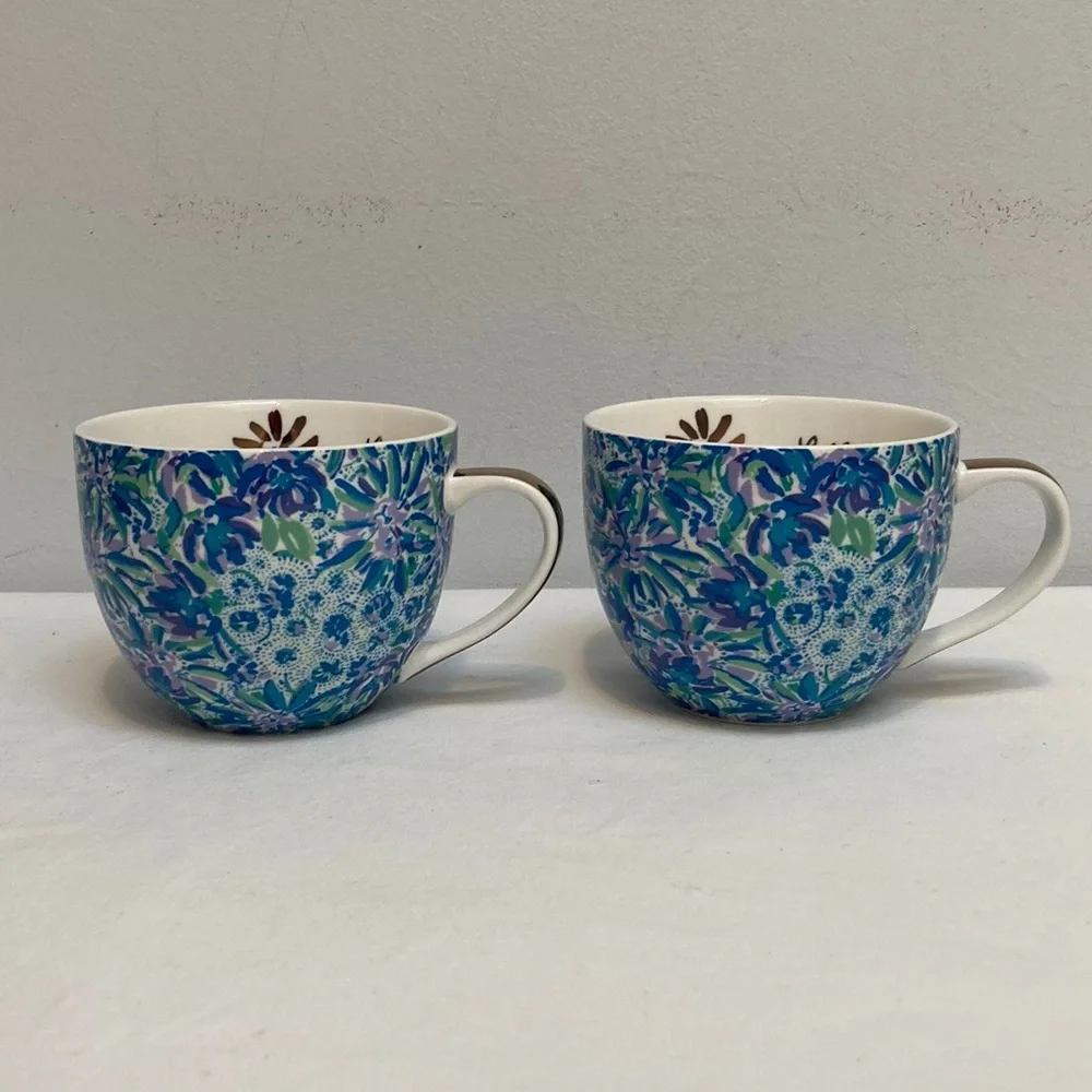 Lilly Pulitzer Ceramic Mugs (set of 2)